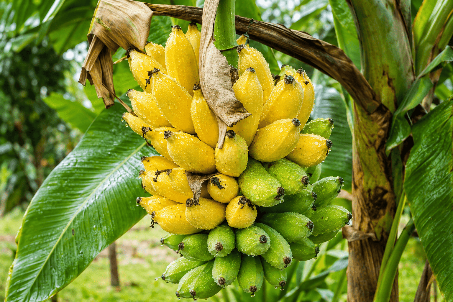 Sweet Njali Poovan bananas supplied wholesale by BT Banana, Alakode & Nellipara, Kerala